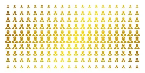 Doctor Gold Halftone Pattern 스톡 일러스트