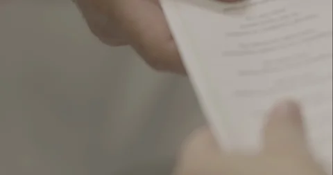 Doctor Handing Pamphlets Stock Footage 118016236