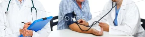 Doctor hands. Stock Photos