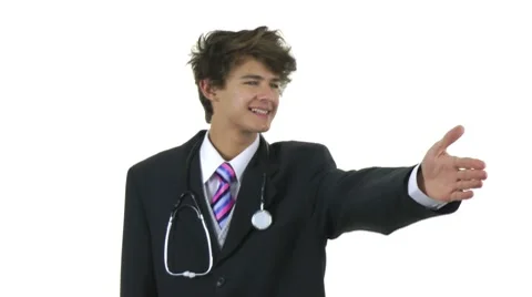 Doctor Handshake Stock Footage
