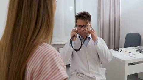 Doctor in his office Stock Footage 201214199