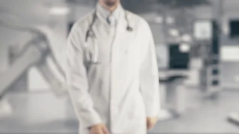 Doctor holding in hand Parenting Classes Stock Footage 83432084