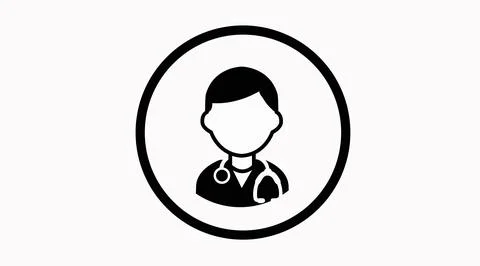 Doctor Icon. Stock Illustration