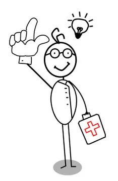 Doctor idea Stock Illustration