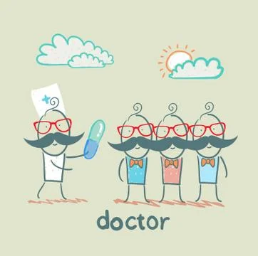 Doctor Illustrazione stock