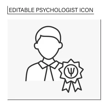 Doctor line icon Stockillustratie