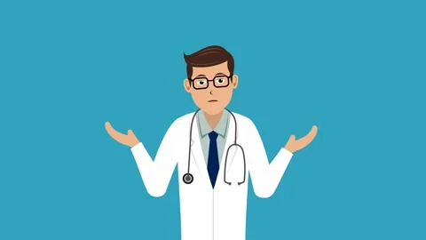 Doctor Lipsync Presentation Animation Video Stock Footage 292485784