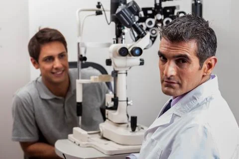 Doctor looking at camera Stock Photos
