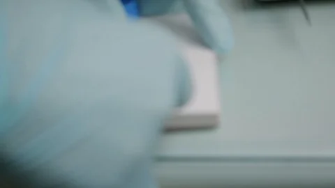 Doctor make solution Stock Footage 127449408