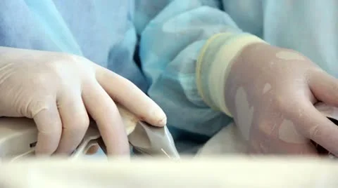 Doctor manipulates Stock Footage 22133271