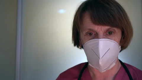 Doctor in mask Stock Footage 127792070