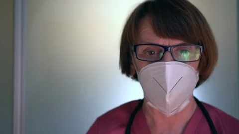 Doctor in mask Stock Footage 127797490