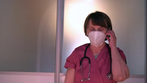 Doctor in mask Stock Footage 127797540