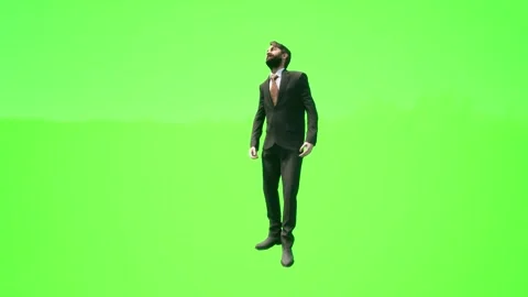 Doctor men dancing and having fun in the hospital, realistic 3D people rendering Video stock 243291813