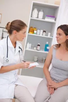 Doctor with notepad Stock Photos