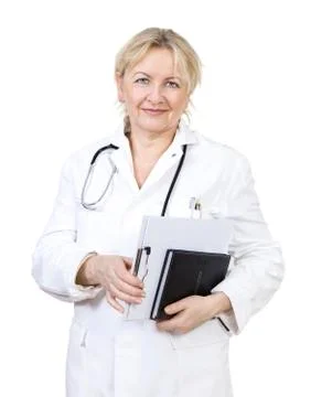 Doctor with notepad 写真素材