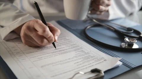Doctor in the office Stock Footage 60888738