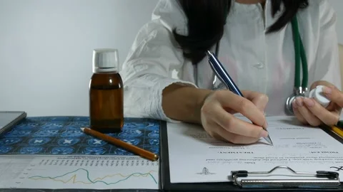 Doctor in the office Stock Footage 89831255