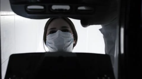 Doctor opening a machine Stock Footage 40362907