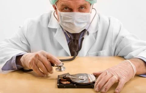 Doctor pc Stock Photos