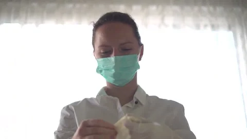 Doctor preparing for vaccination Stock Footage 168465768