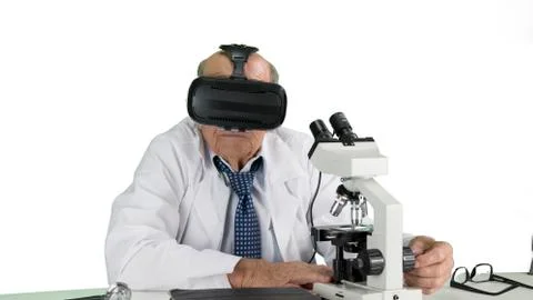 Doctor Scientist Lab Tech Foto stock