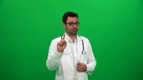 Doctor Shaking Her Finger, Warning About A Bad Habit Stock Footage 88652149