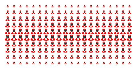 Doctor Shape Halftone Effect 스톡 일러스트