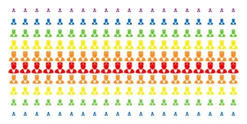 Doctor Shape Halftone Spectral Effect 스톡 일러스트