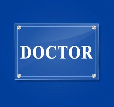 Doctor sign Stock Illustration