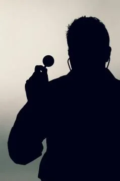 Doctor Silhouette Foto stock