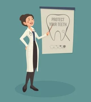 Doctor Speaker Illustration Stock Illustration