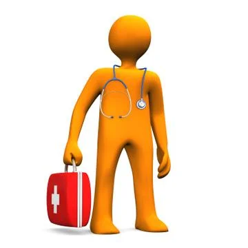 Doctor stethoscope case Stock Illustration