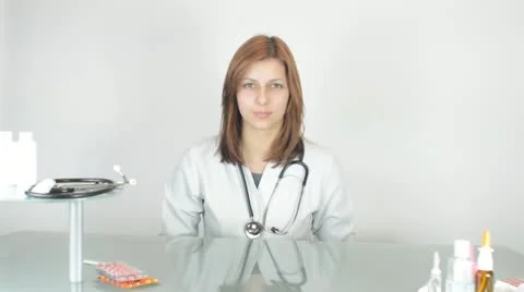 Doctor with stethoscope Stock Footage 21317345