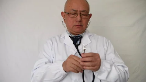 Doctor with stethoscope. Stock Footage 318514351