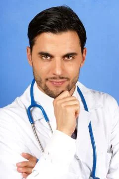 Doctor with stethoscope Stock-Fotos