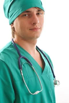 Doctor with stethoscope Stock Photos