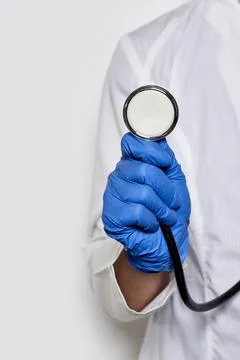 A doctor with stethoscope Stock Photos
