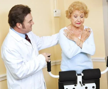 Doctor Supervised Physical Therapy Foto stock