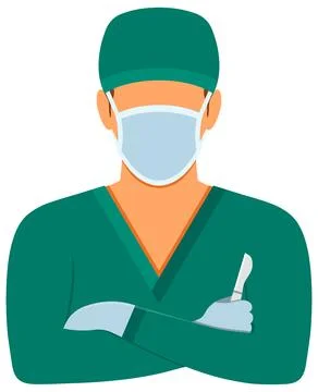 Doctor surgeon concept Stock Illustration