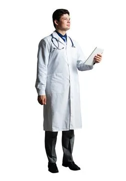Doctor with a tablet computer Stock Photos