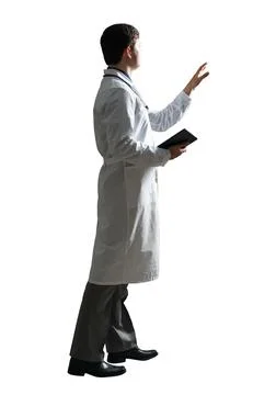 Doctor with a tablet computer Stock Photos