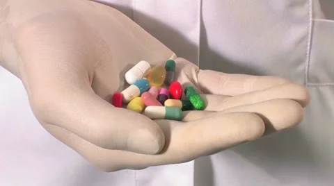 Doctor tablets 1 Stock Footage 11608276