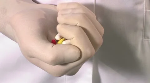 Doctor tablets 2 Stock Footage 11608279