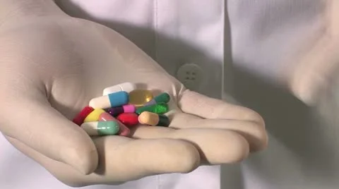 Doctor tablets 5 Stock Footage 11608287