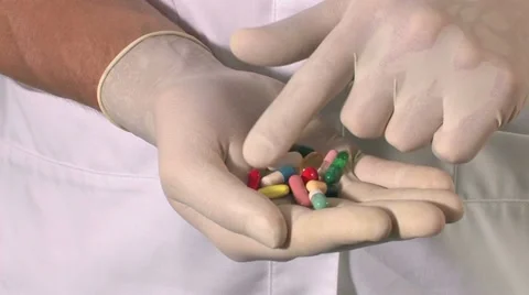 Doctor tablets 6 Stock-Footage 11608293