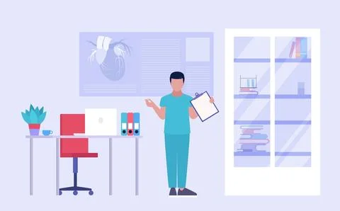 Doctor therapist Stock Illustration
