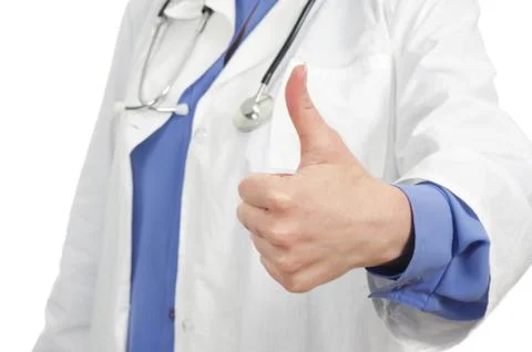 Doctor thumbs up Stock Photos