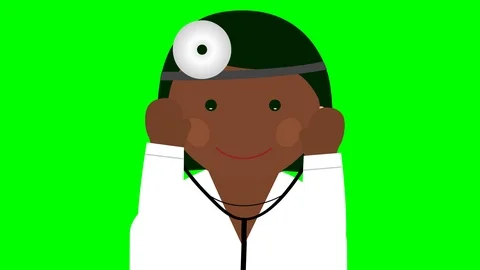 Doctor uniform with stethoscope loop animation Stock Footage 111723983