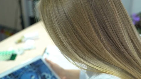 Doctor Use Tablet Computer and Controlling X-Ray Stock Footage 74527412